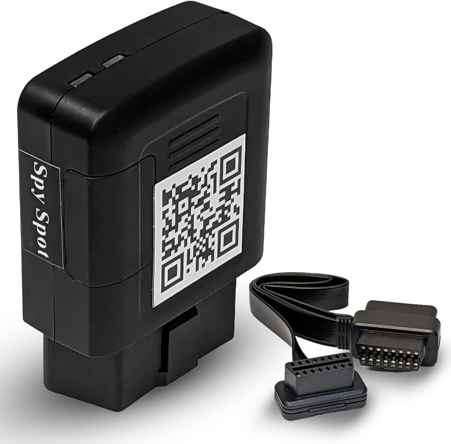 Spy Spot OBD GPS Tracker with an OBD2 Splitter Cable for Cars, Trucks, and Vehicles, Hidden Locator Tracking Device with SIM Card Included, Simple Plug-in to OBD2 Port, US Coverage & Flexible