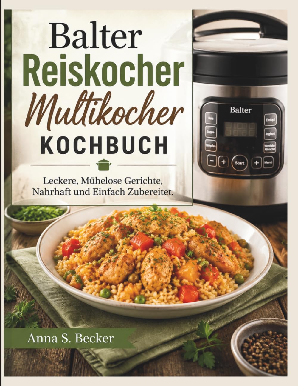 Balter Reiskocher Multikocher Kochbuch: Leckere, Mühelose Gerichte, Nahrhaft und Einfach Zubereitet.