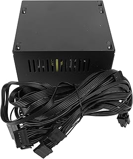 Dpofirs 500W ATX Power Supply with Temperature Control & Multiple Protections, High Efficiency Desktop PC Power Supply for Gaming & Dual Core Systems