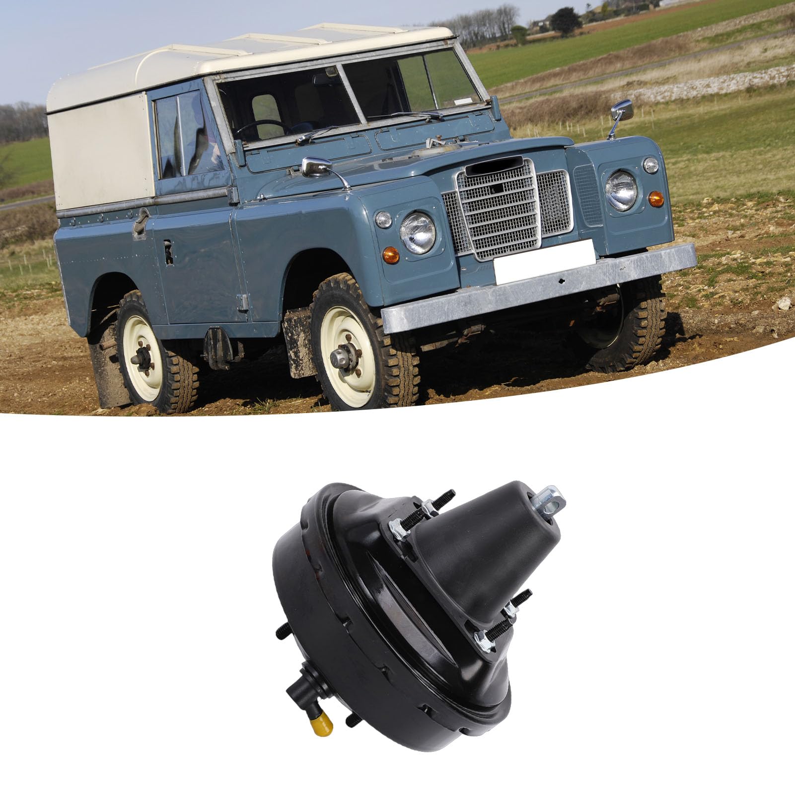 Luocute Refuerzo de Freno de Potencia, Refuerzo de Vacío Estable de Alta Resistencia Números OE STC1816 569338 AEU1043, Sistemas de Freno de Potencia de Repuesto para Automóviles para
