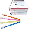 Single toothbrushes with toothpaste (100 pieces) individually hygienically packaged 4 under. Colors (4x 25 pieces)