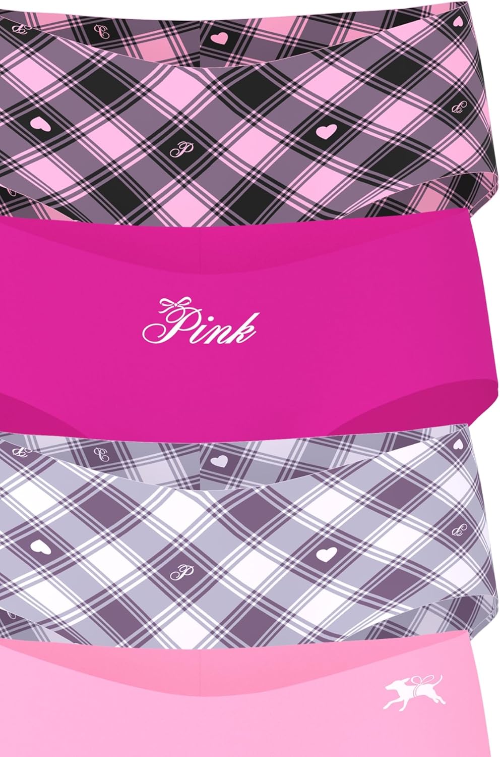 Victoria's Secret PINK Women's No Show Cheeky Underwear, Panties for Women (XS-XL) - Image 4