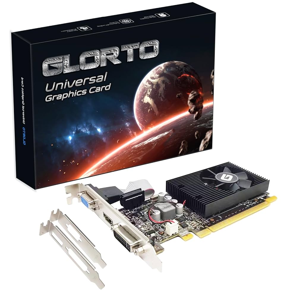 グラフィックボード・グラボ・ビデオカード Kuroto Amazon | Glorto GT 730 4G GDDR5 グラフィックスカード PCI
