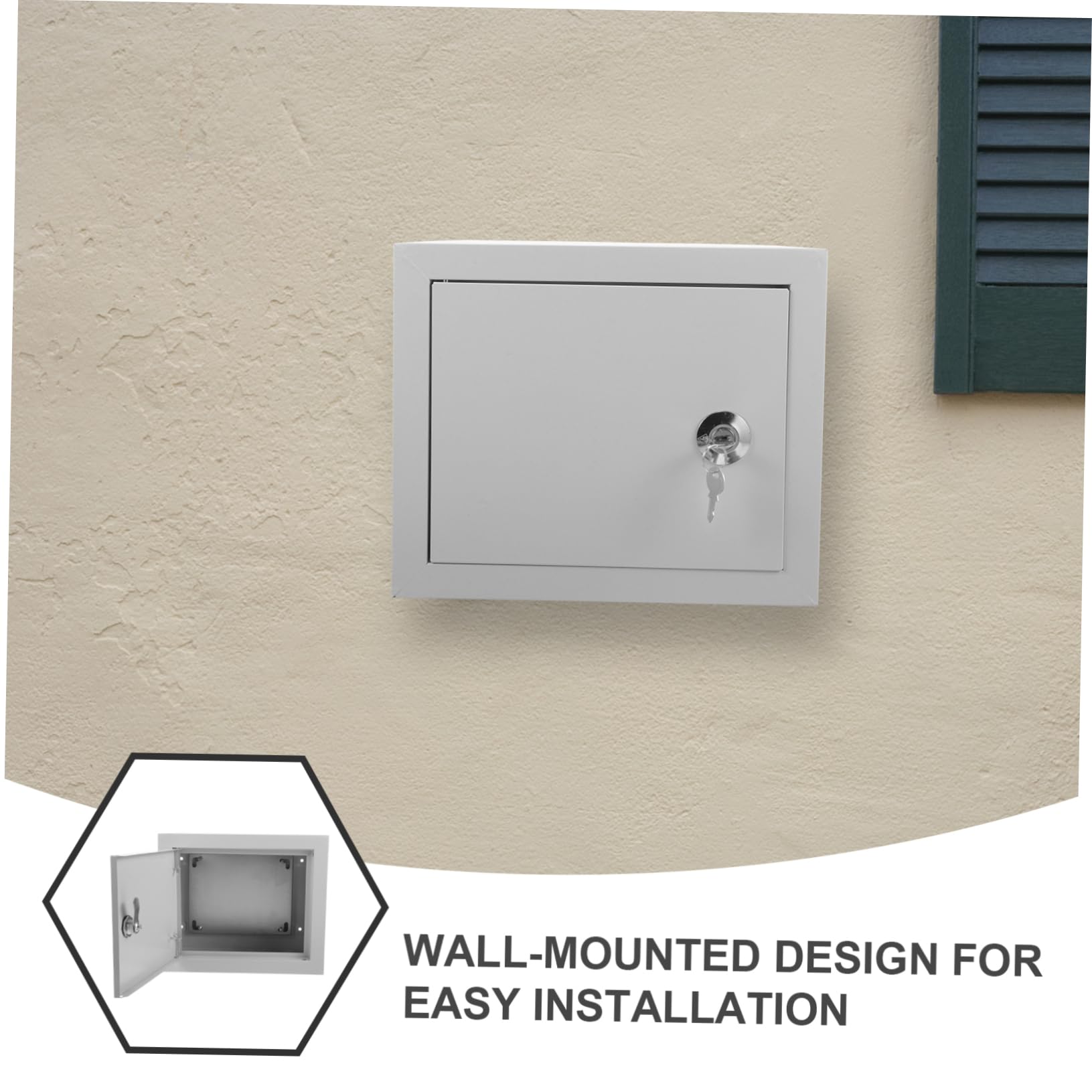Artibetter Scatola Derivazione Da Esterno in Alluminio Resistente Spruzzi e Sporco Custodia Per Interruttori e Distribuzione Elettrica Montaggio Parete Per Casa e Garage