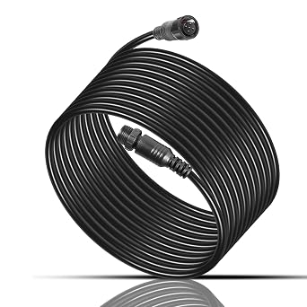 NMEA 2000 N2K 15 Foot Drop Cable Backbone Cable Extension Cable Fit for Lowrance Simrad B&G Navico Garmin Networks, for NMEA 2000 Eabled Fishfinder/Chartplotter, Stable Connection, IP67 Waterproof