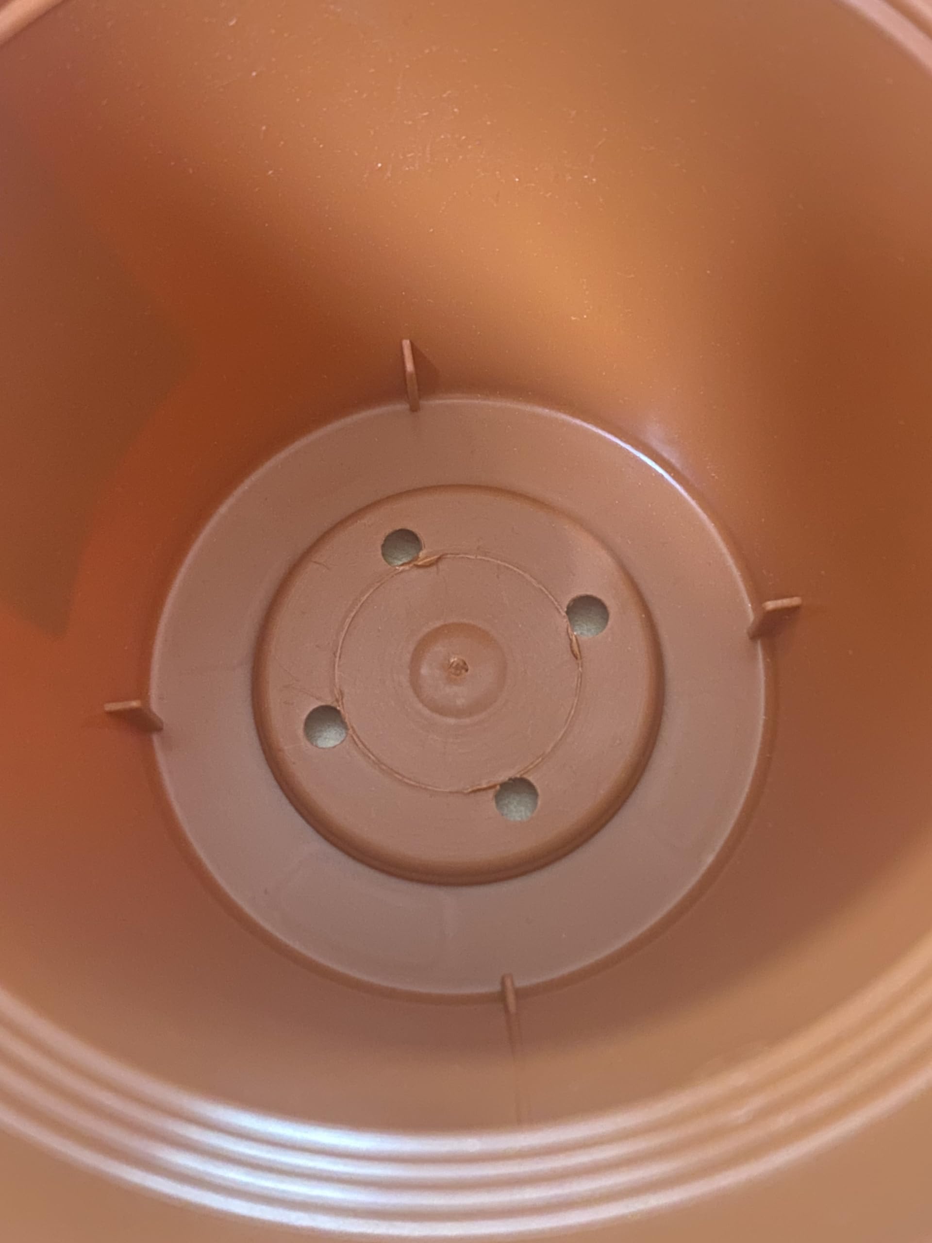 Vaso da fiori con 3 scomparti, terracotta, 44 cm - Pratica fioriera, 3 scomparti, ideale per erbe e fiori - Elettronica, Tecnologia e Tendenze