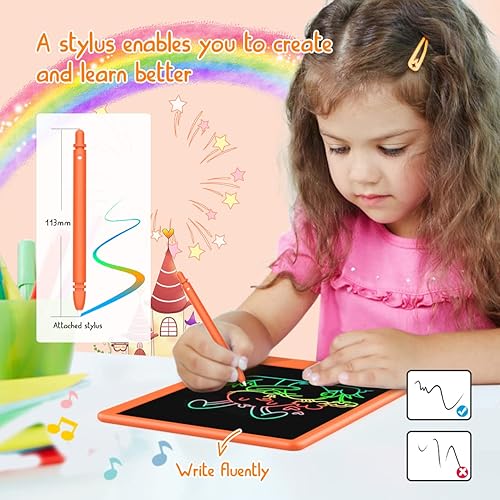 Miniatura 3 de Tableta de Escritura LCD Pizarra de Garabatos, Almohadilla de Dibujo Colorida, Tableta de Dibujo Electrónica, Almohadillas de Dibujo, Regalos de