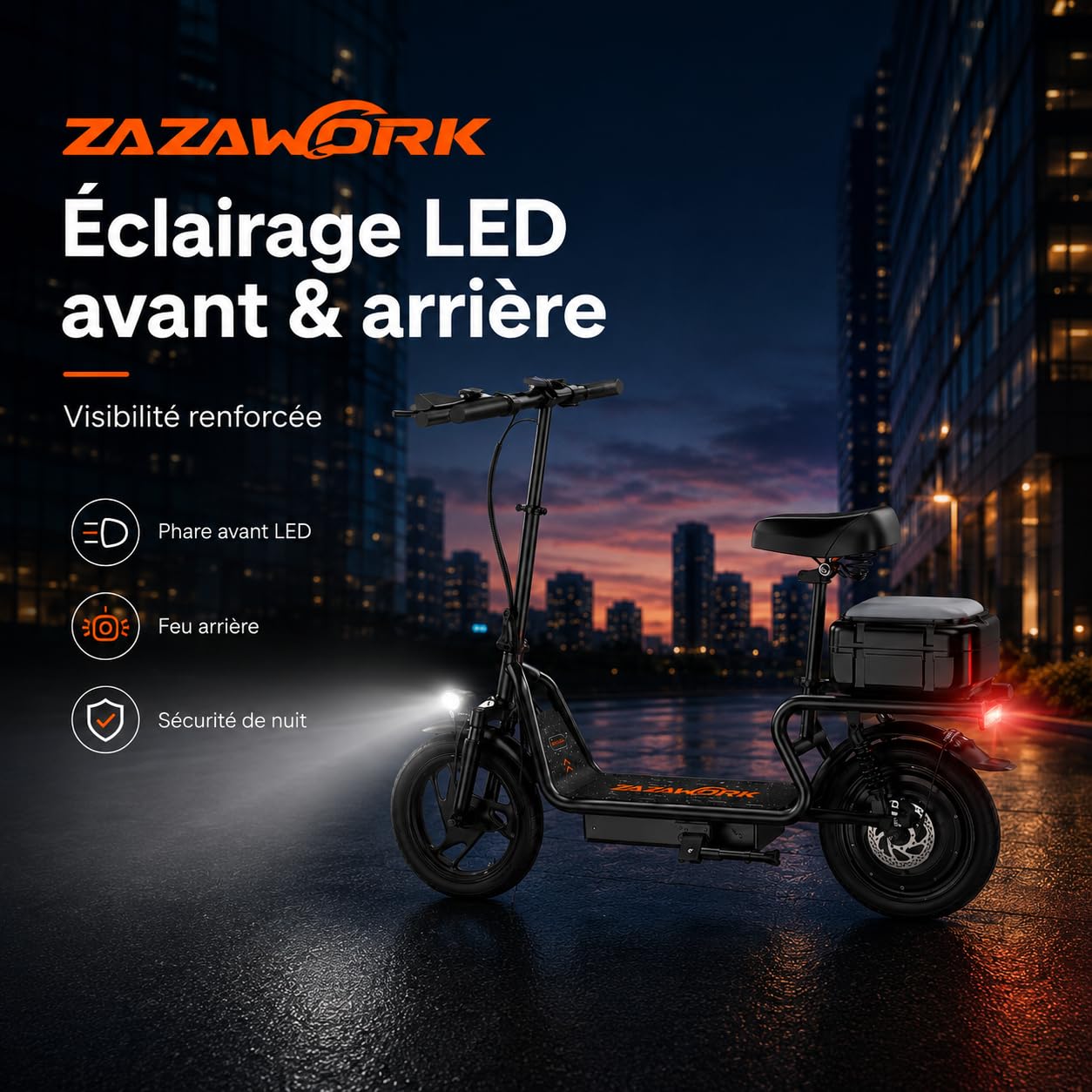 Cheevalry Electric Scooter for Adults Trottinette Electrique Adulte 250W Brushless Motor Trottinette électrique Tout Terrain 25km/h Pliable