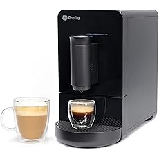 Café Affetto Automatic Espresso Machine | Brew in 90 Seconds | 20 Bar Pump Pressure for Balanced Extraction | Five Adjustable Grind Size Levels | WiFi Connected for Drink Customization | Matte Black