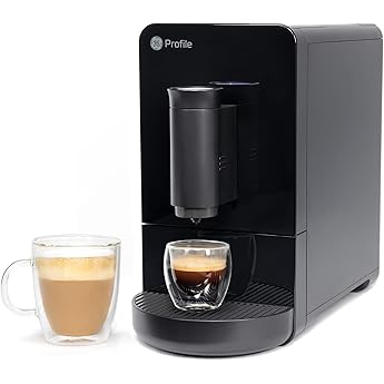 Café Affetto Automatic Espresso Machine | Brew in 90 Seconds | 20 Bar Pump Pressure for Balanced Extraction | Five Adjustable Grind Size Levels | WiFi Connected for Drink Customization | Matte Black
