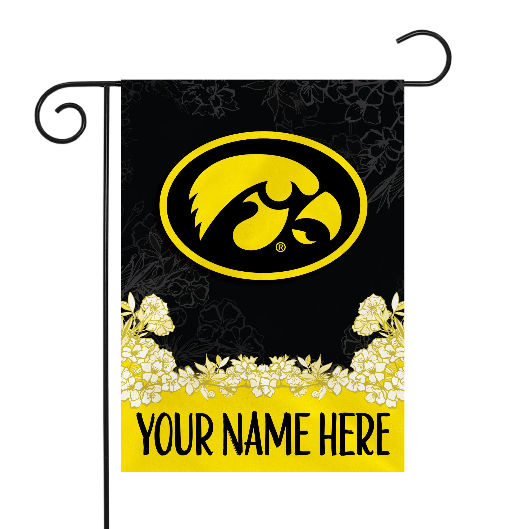 Rico Industries NCAA Standard/Primary Personalized Garden Flag