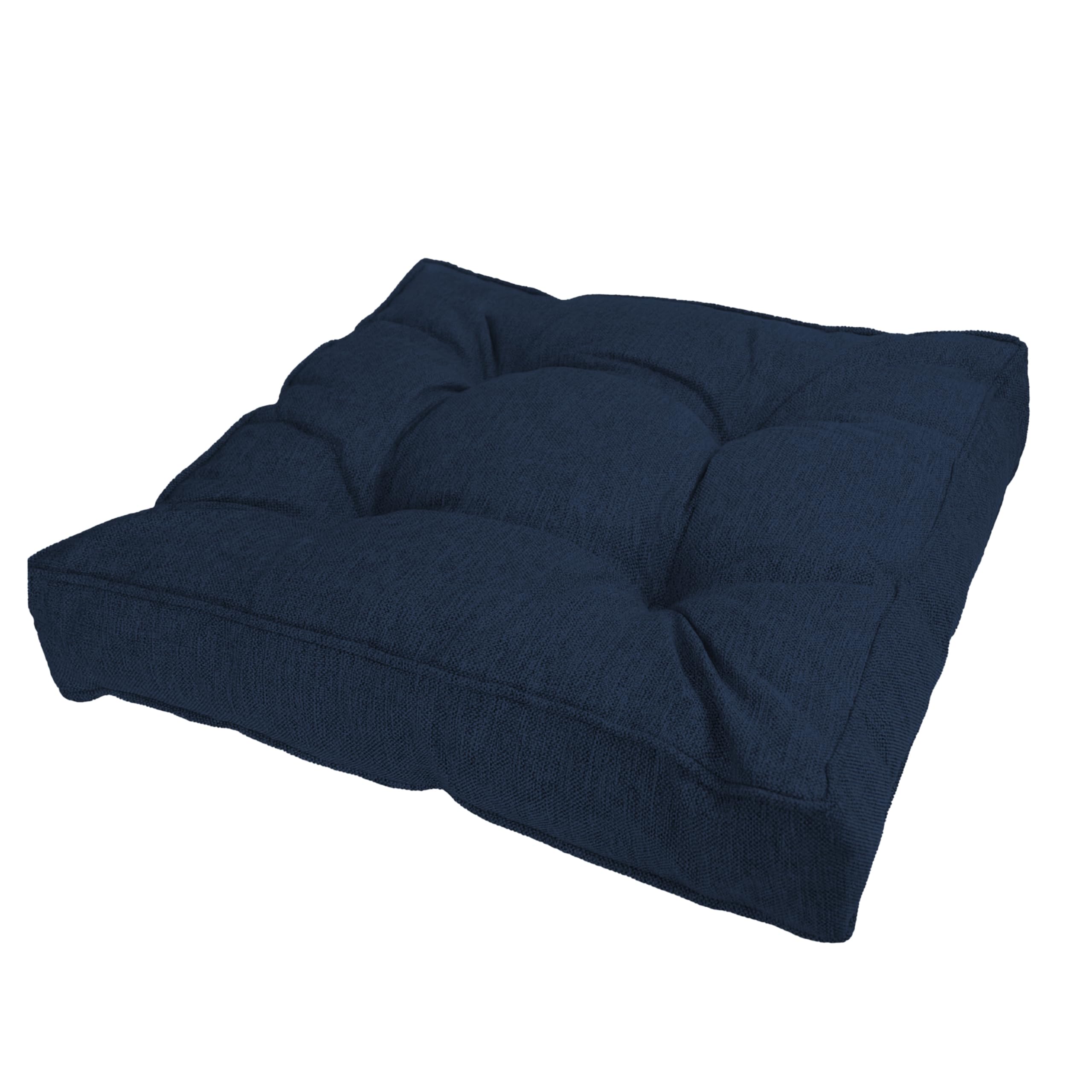 POKAR Garden Cushions Patio Chair Rattan Outdoor Furniture Cushion Bench Sofa Pallet Pillow 50x50x10 cm, Dark Blue โ image 1