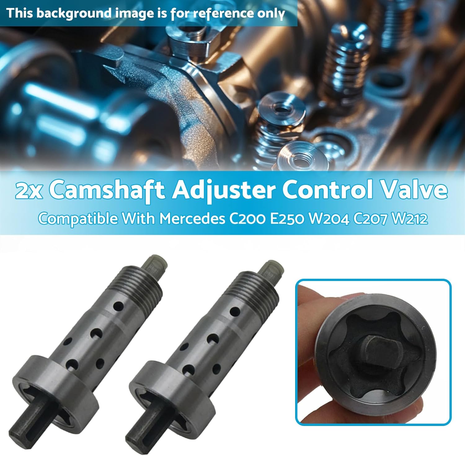 Camshaft Adjuster Control Valve Compatible with Mercedes C200 E250 W204 C207 W212