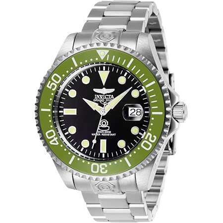 Invicta Grand Diver Orologio Uomo Automatico, 47mm, Nero, 27612 :  Amazon.it: Orologi