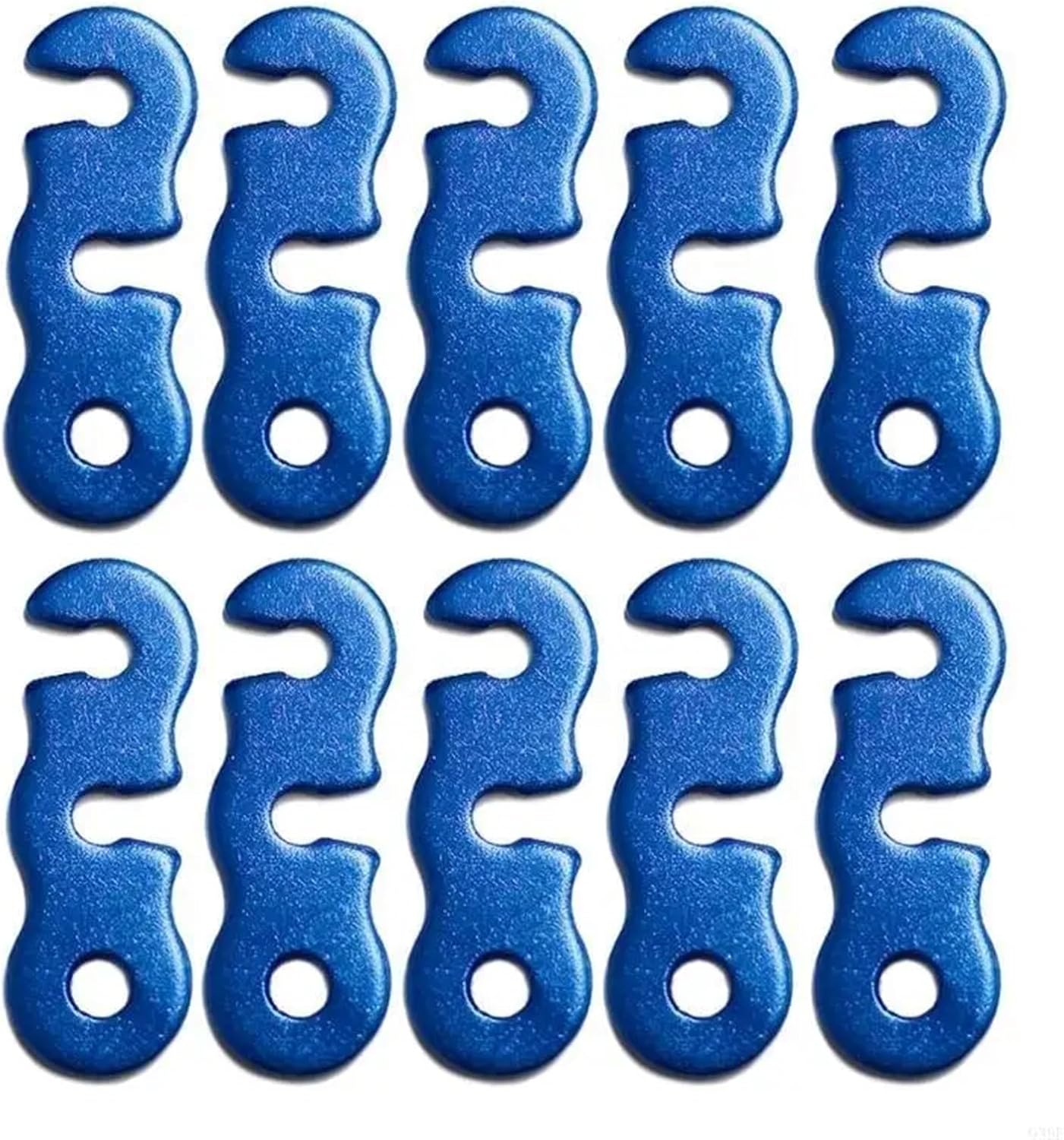 Paracord Accessories,Rope Tensioner 50Pcs Tent Rope Buckles Aluminium Alloy Wind Cord Tensioner Fastener Guyline Adjuster Tensione(Blue)