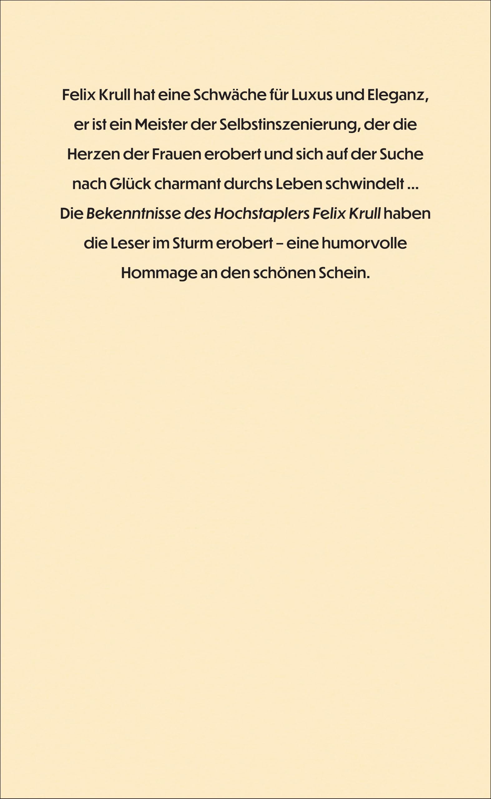 Bekenntnisse des Hochstaplers Felix Krull: Der Memoiren erster Teil | Hochwertige Schmuckausgabe | Der Klassiker von Thomas Mann (Klassiker im Insel Verlag)