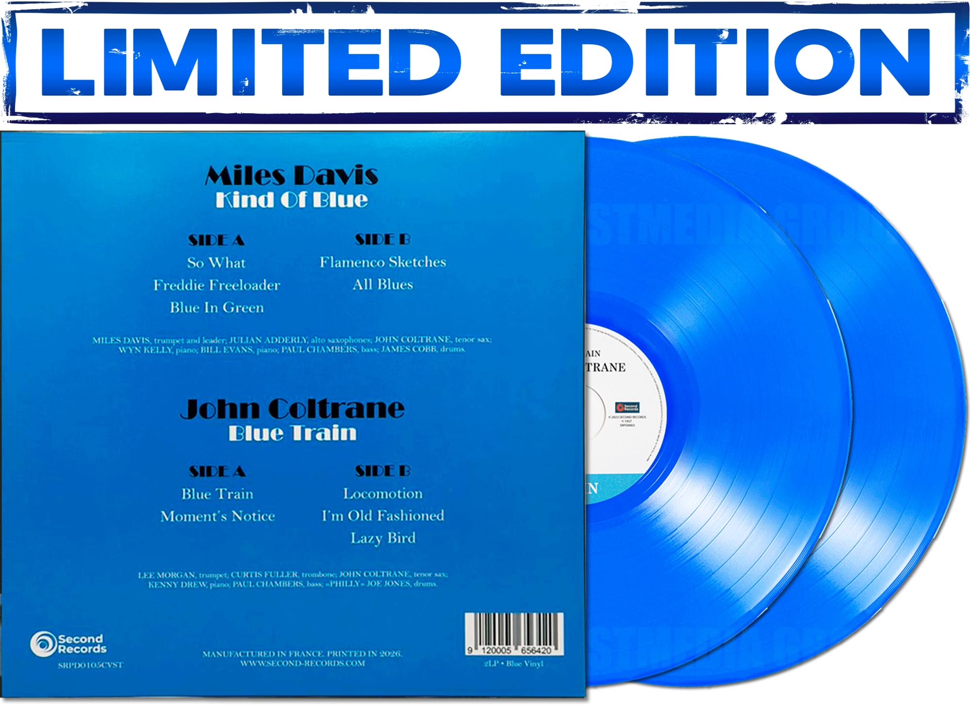 Kind Of Blue / Blue Train - Miles Davis & John Coltrane Collection - Limited Colored Edition LР