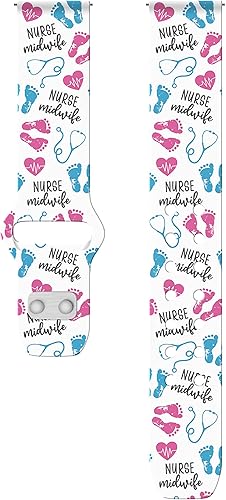 Vista 14 de Affinity Bands Nursing HD Watch Band Compatible with Samsung Galaxy Watch & More