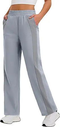 BMJL Womens Black Travel Hiking Pants Work Dress Business Causal Pants Wide Leg Lightweight Fall Trousers