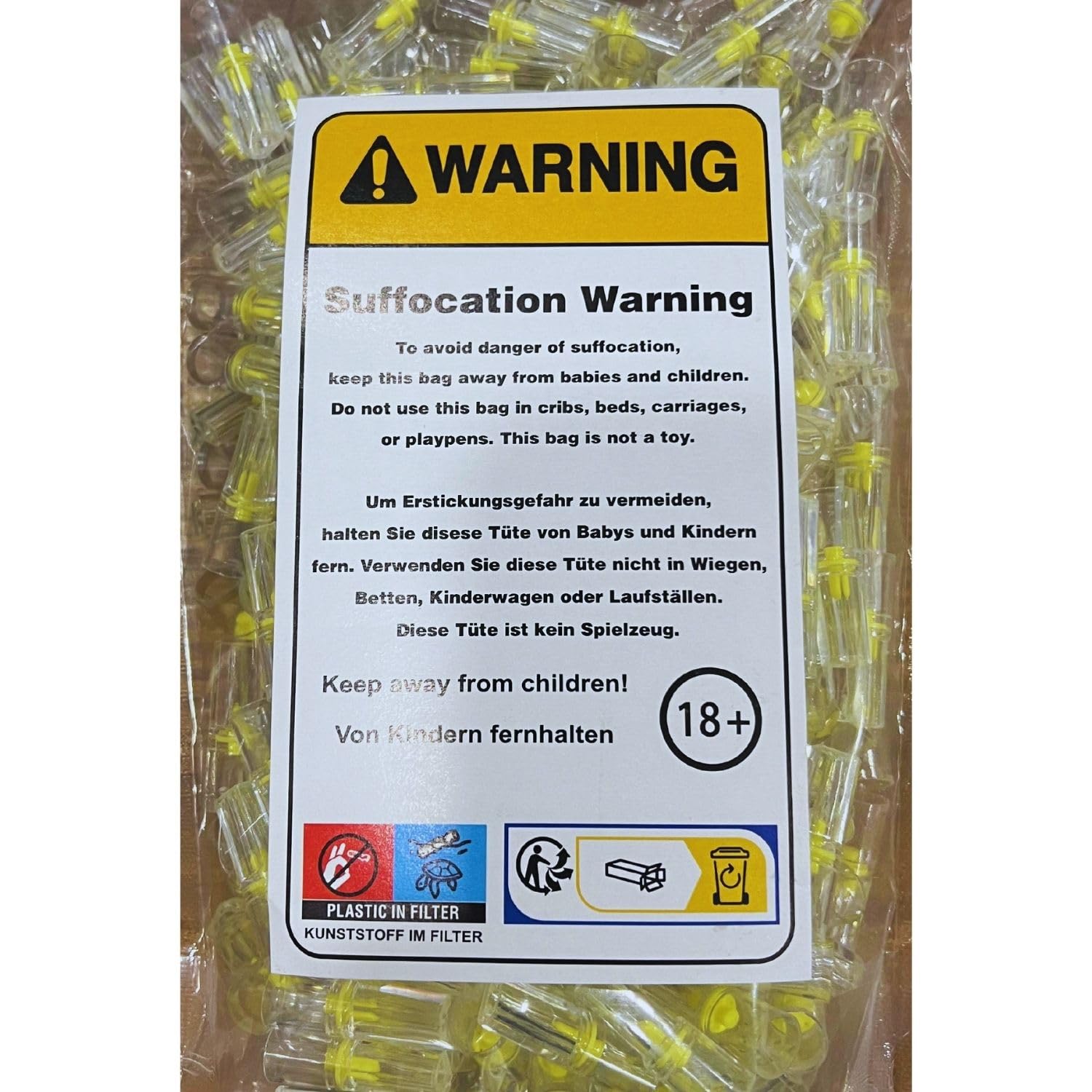 Filtro anti-catrame per sigarette 1.200 filtri per sigarette, filtro per sigarette, punta in plastica per sigarette regolari, arresto nicotina e catrame, filtro a scatto per fumatori