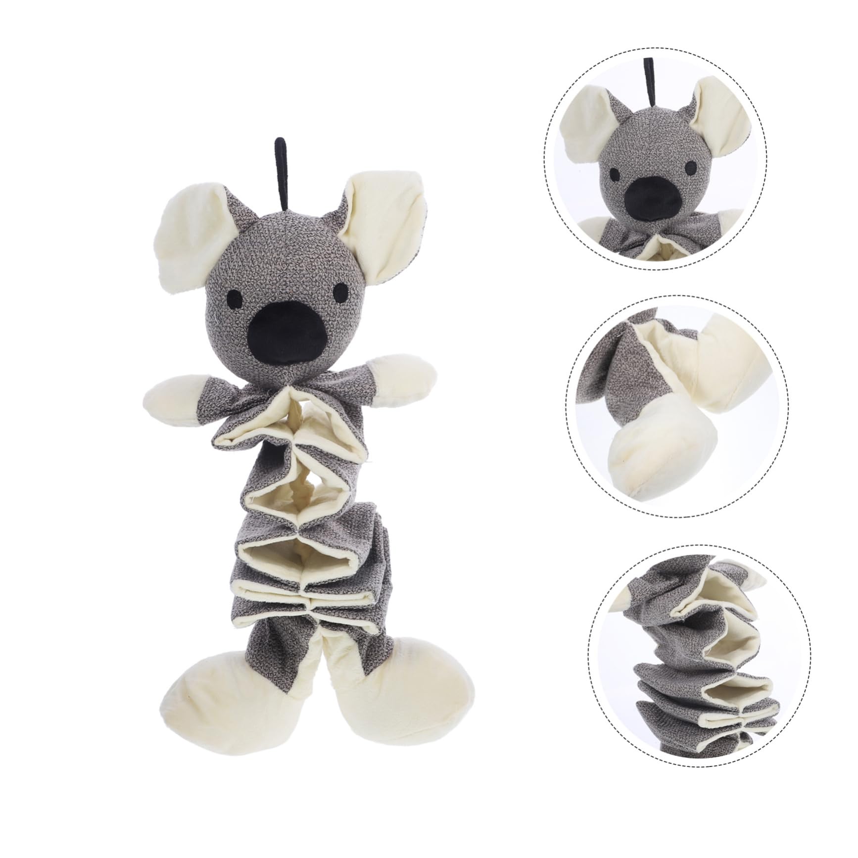 Didiseaon 2pezzi Giocattolo Per Cani Interattivo Peluche Giocattolo Squeaky Resistente Per Masticare e Giocare Compagno Per Noia e Comportamenti Distruttivi