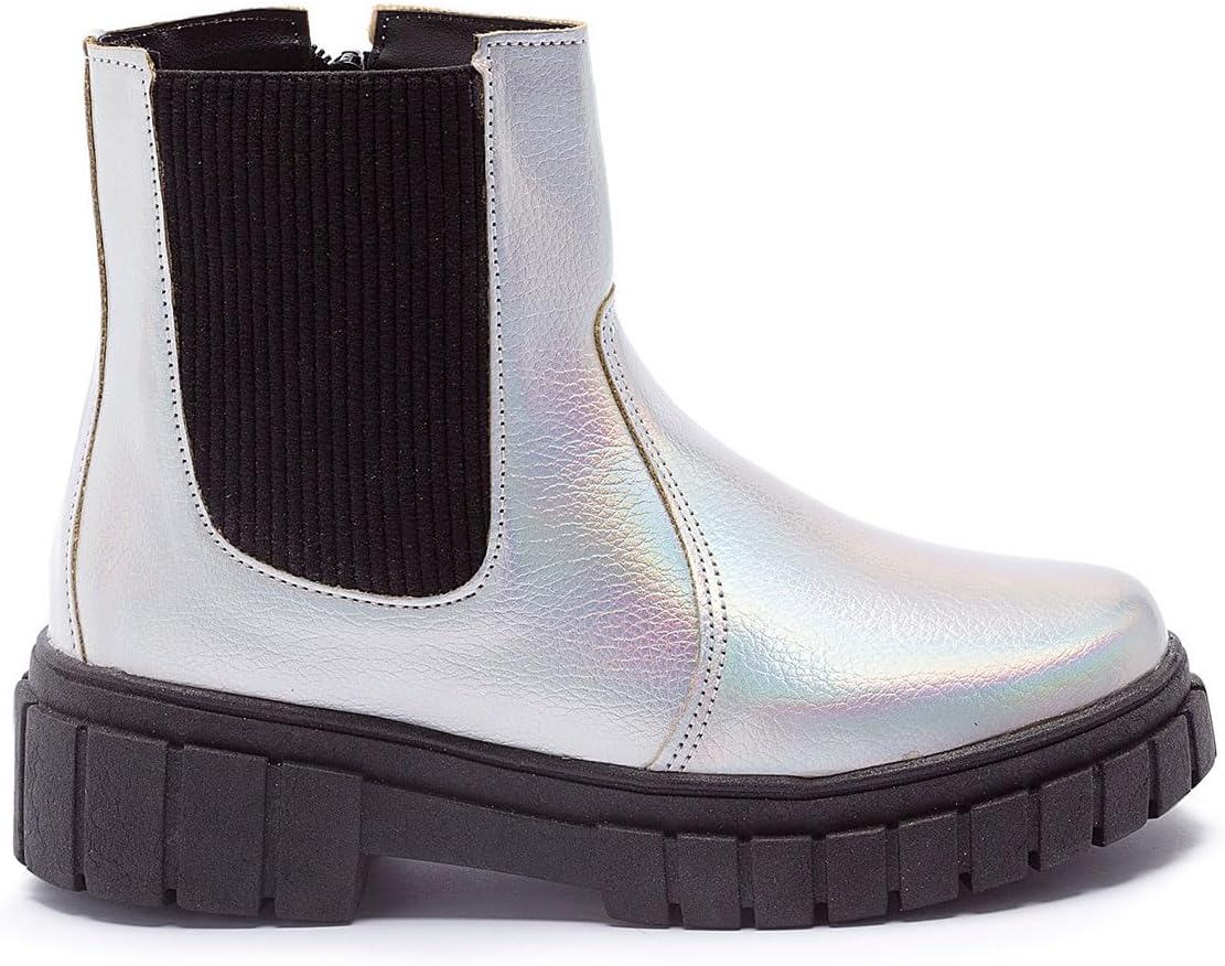 Bota Chelsea Feminina Infantil Menina Coturno Tininha