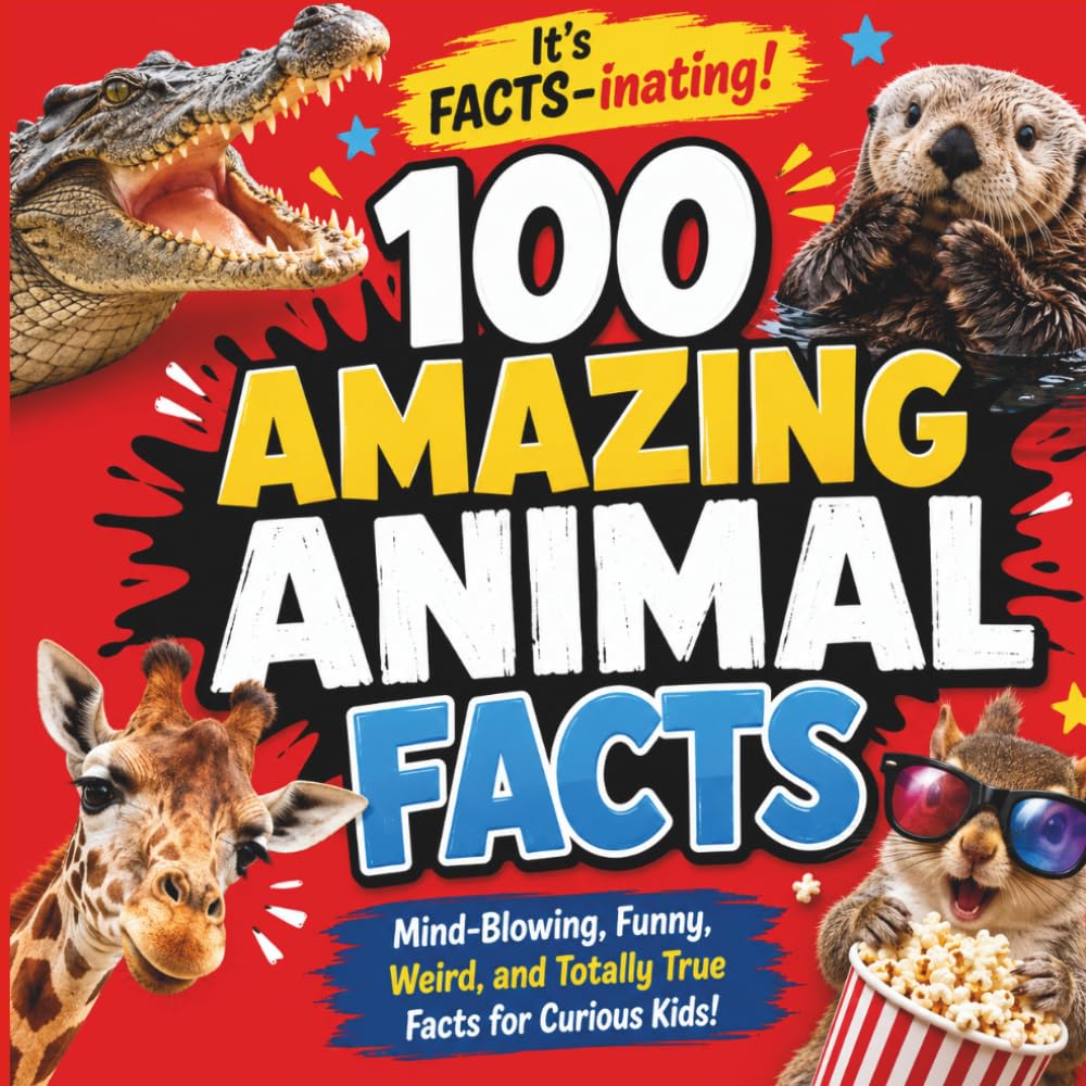 100 AMAZING Animal Facts: Mind-Blowing, Funny, Weird, and Totally True Facts for Curious Kids (The Facts-inating Series)