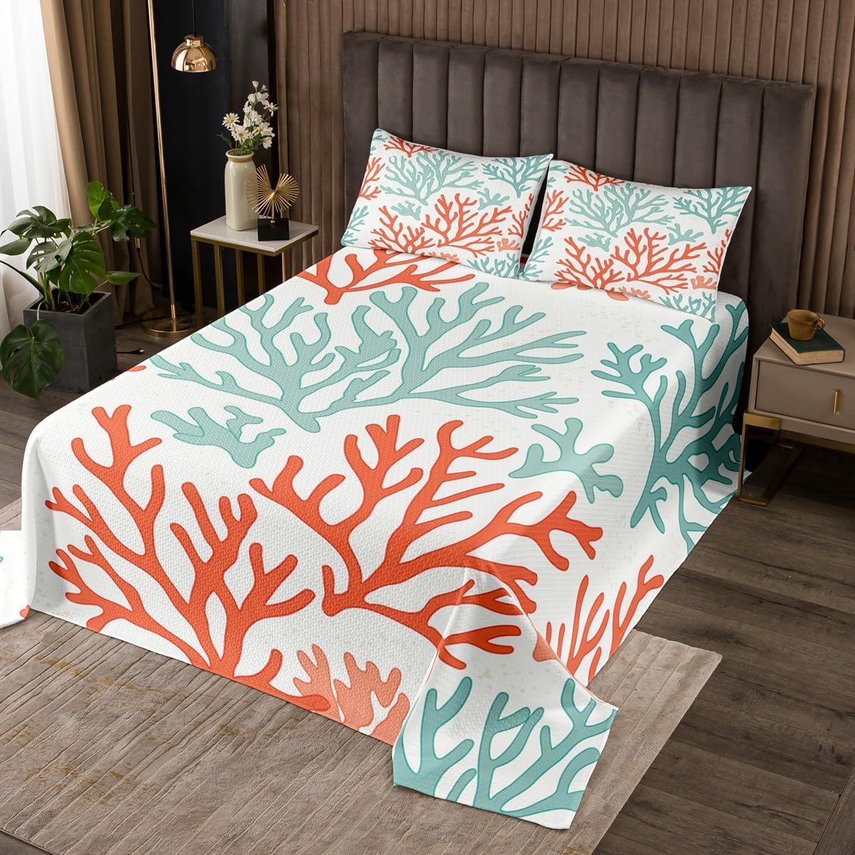 Erosebridal Butterfly Quilted Watercolor Flower Bedspread Queen Size for Women Girls Teens Colorful Butterfly Floral Coverlet Set Vintage Grunge Floral Quilt Set for Bedroom Decor