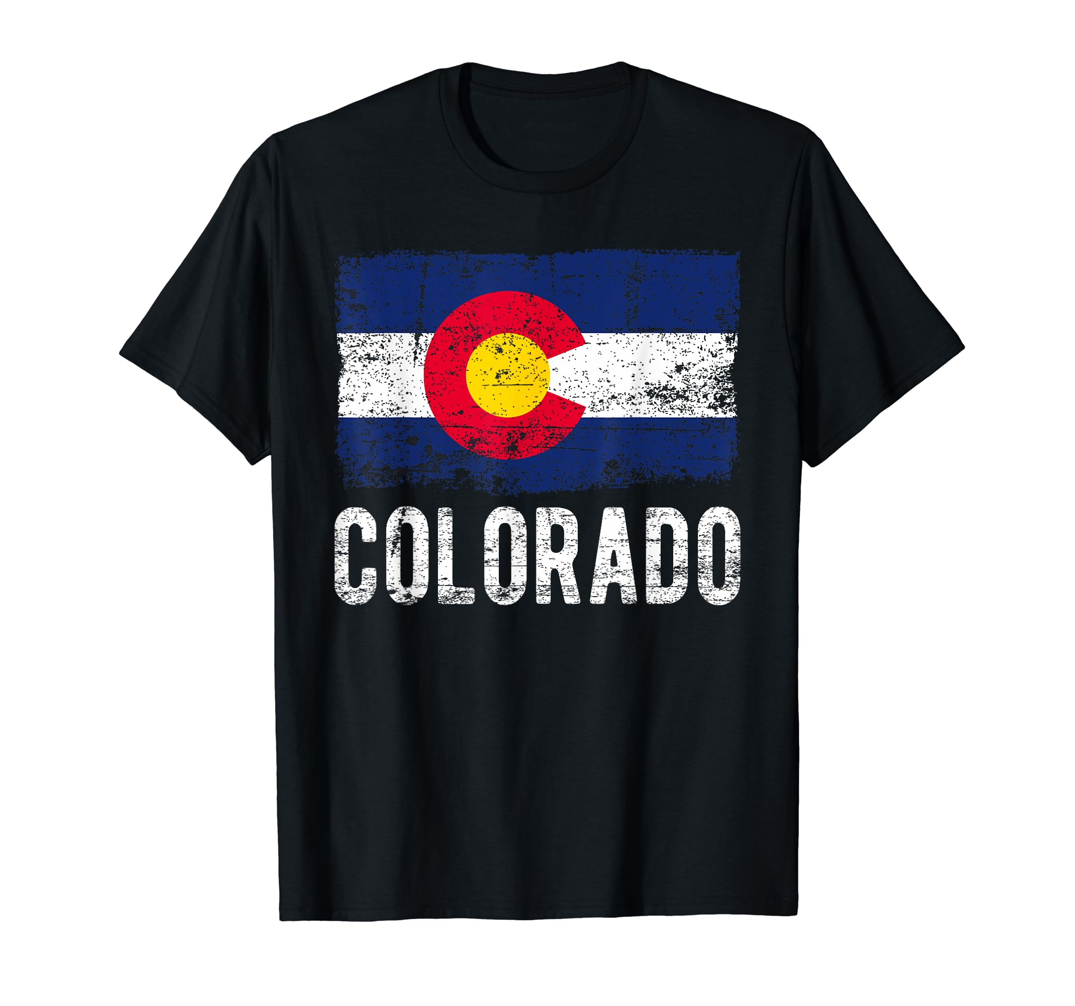 Colorado Flag Design - Grunge Flag Colorado T-Shirt