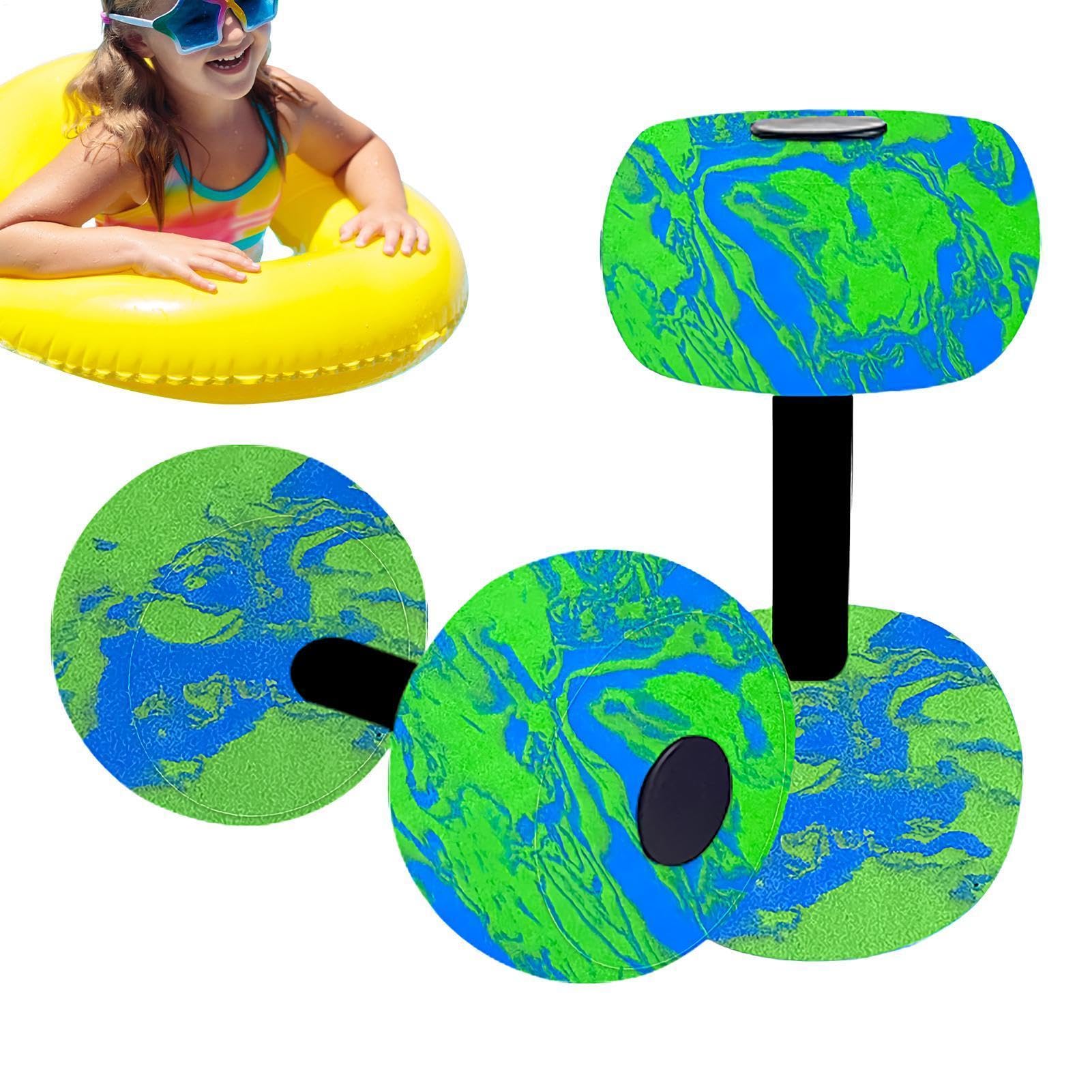 Poids de piscine antidérapants 2 pièces aqua-aérobic fitness adultes enfants natation extérieur