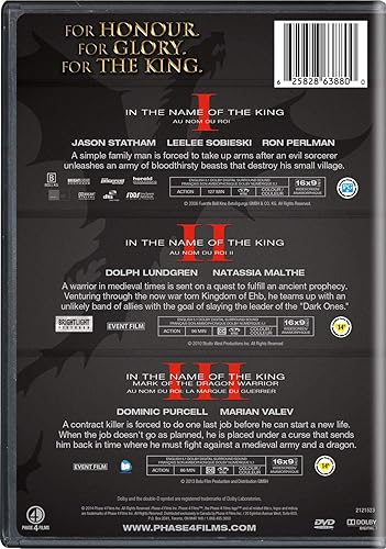 Miniatura 2 de In The Name Of The King In The Name Of The King 2 In The Name Of The King 3 Mark Of The Dragon Warrior