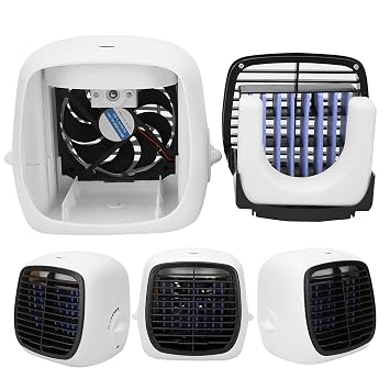 Air Cooler, 280Ml Water Tank Air Conditioner Fan for Living Room for Bedroom Office