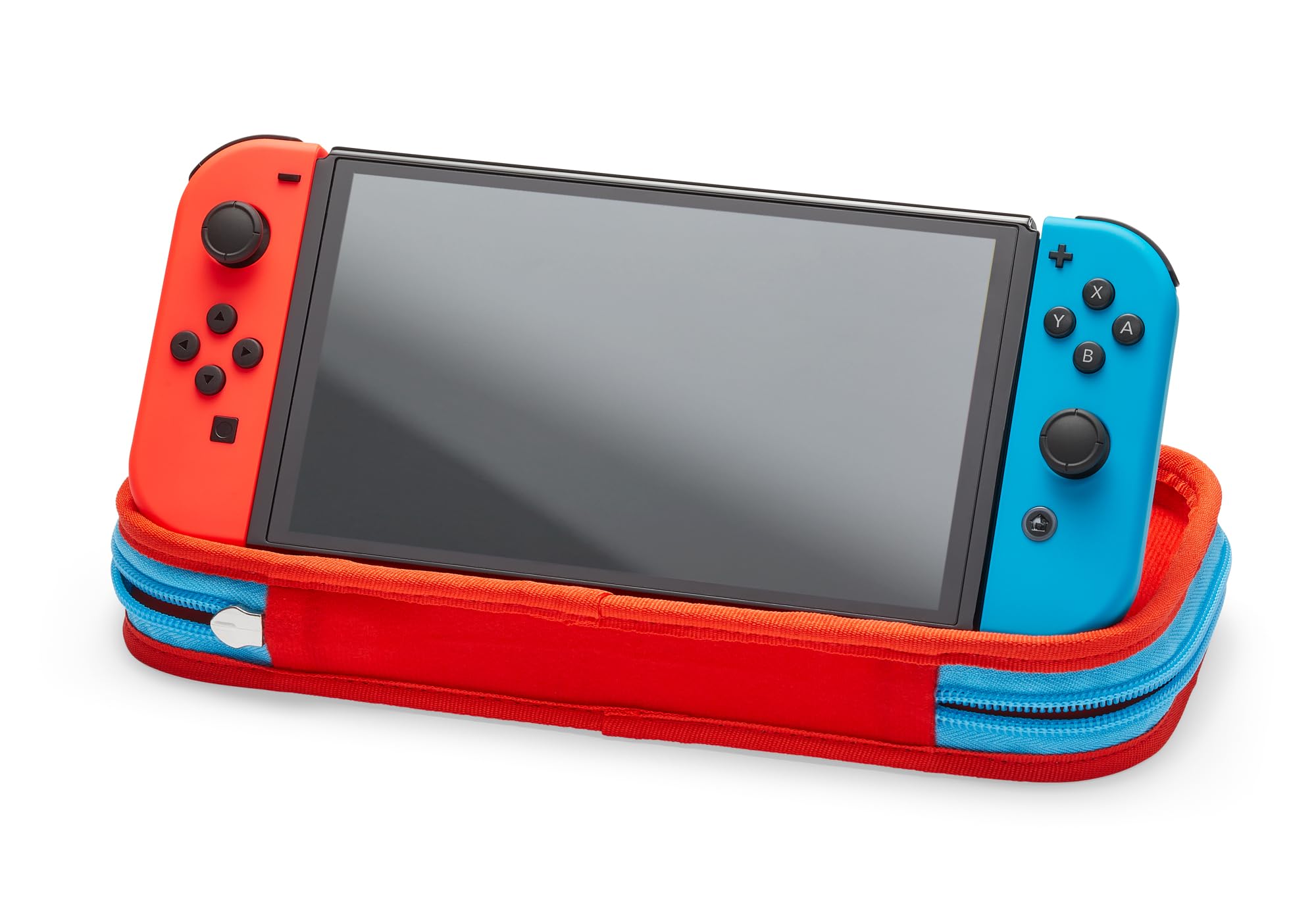 PowerA Slim Case na Nintendo Switch - Rolka Mushroom Kingdom, obudowa, pokrowiec na konsolę, akcesoria, pojemnik, oficjalnie licencjonowane
