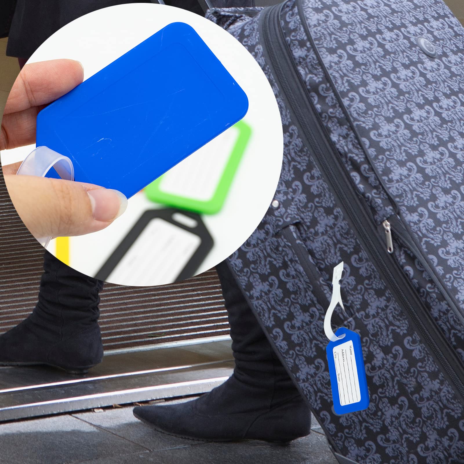 Sac à roulettes de voyage 3d Valise en plastique réaliste avec