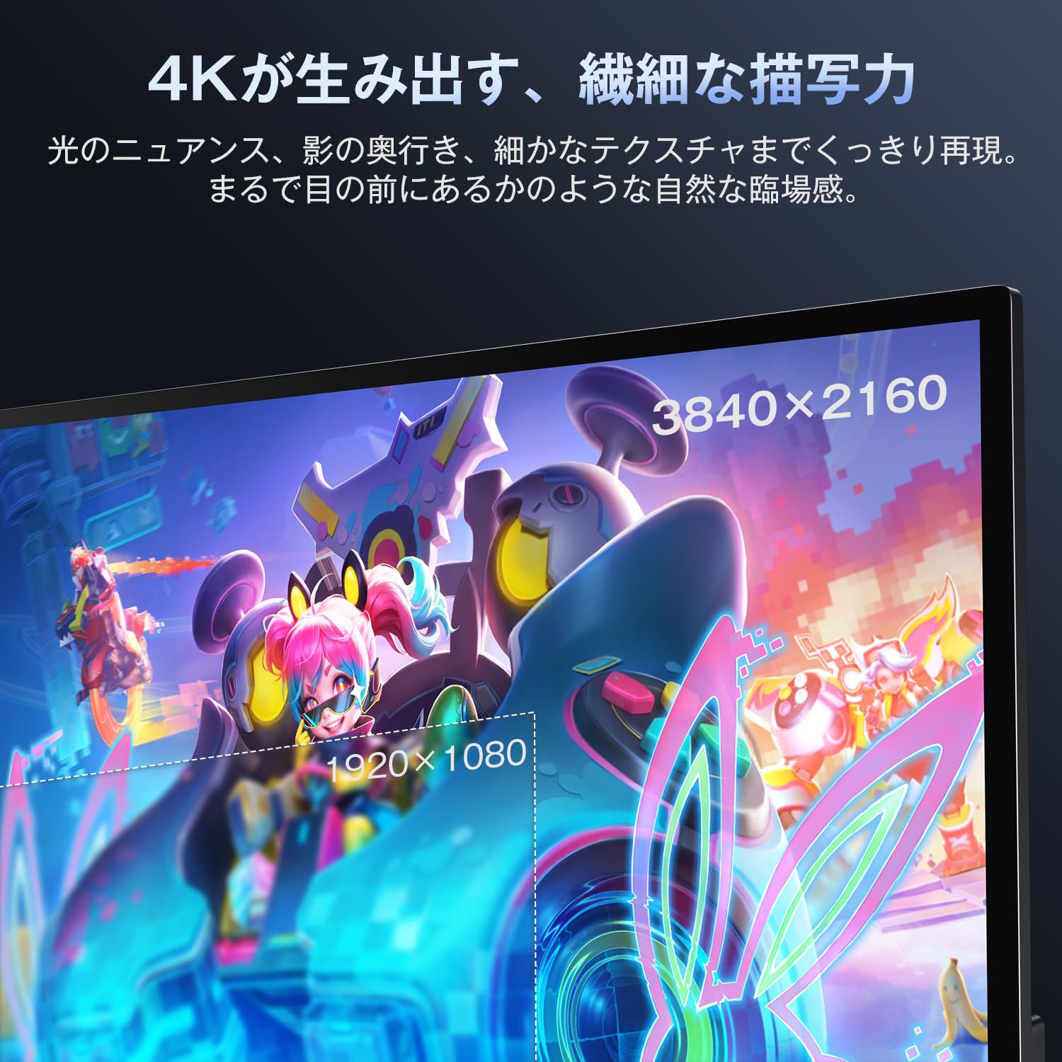 Amazon.co.jp: KEEPTIME タッチパネルモバイルモニター 15.6インチ 4K