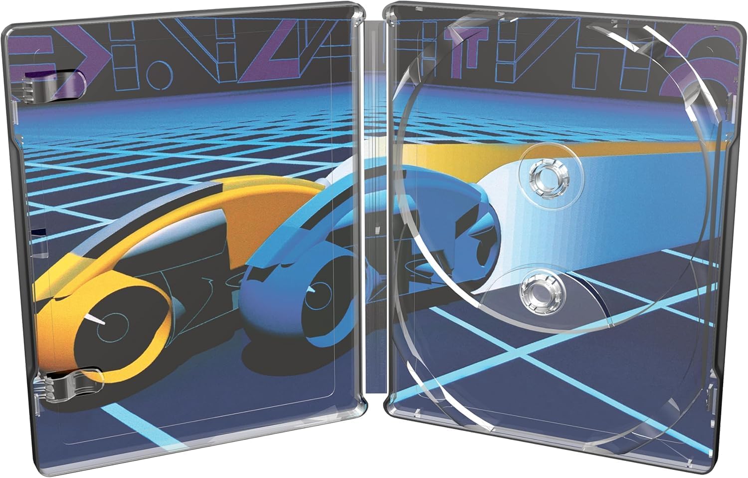 Tron (1982) Limited Edition Steelbook 4K Ultra HD + Blu-ray Region Free Jeff Bridges, Bruce Boxleitner
