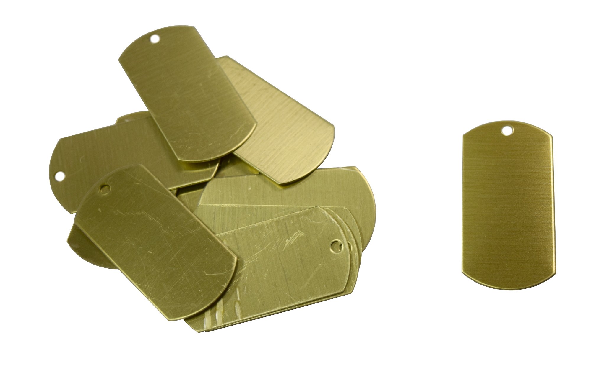 Snapklik.com : RMP Stamping Blanks, 1 Inch X 2 Inch Dog Tag