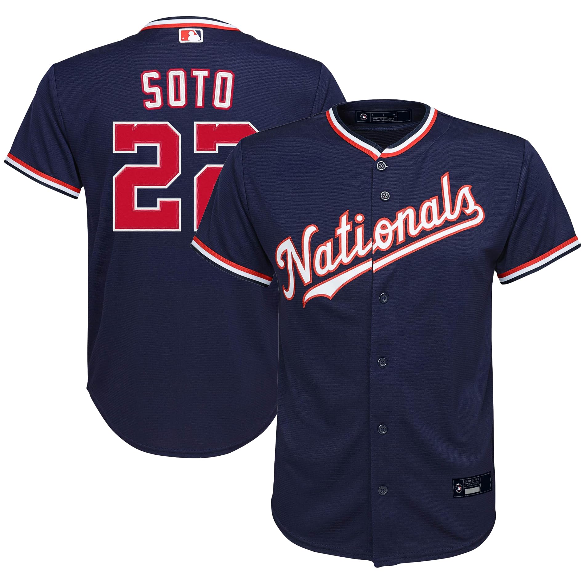 World Series Washington Nationals Blue Jersey Juan Soto