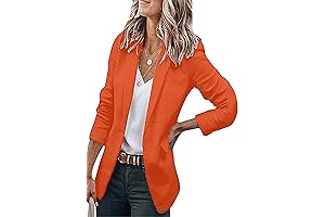 Enhance your Wardrobe: Women's Orange Blazers