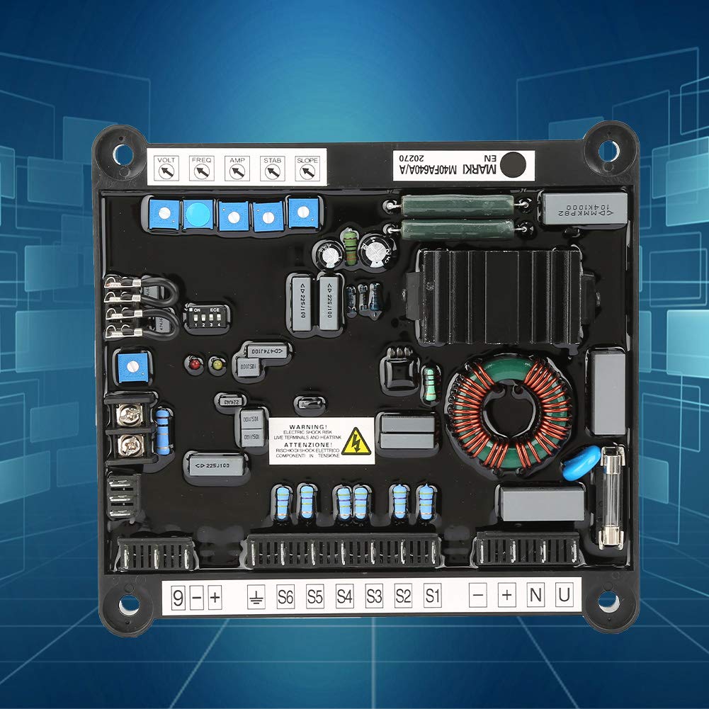 M40FA640A Scheda Regolatore di Tensione Automatico 50/60Hz 170-277 V Generatori Brushless Scheda di Controllo Alternatore Accessori per Generatore 1 e 3 Fasi