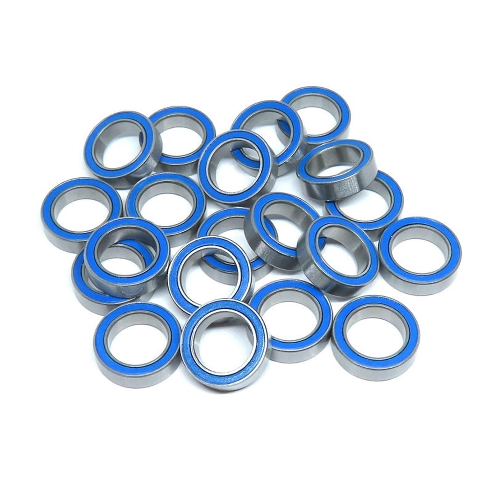 Łożysko, 10 szt. 6700 2RS 10x15x4 mm miniaturowe łożyska cienkościenne 6700RS ABEC3 15 4 niebieskie uszczelki model łożysk 10 * 15 * 4 688RS łożysko RC (MR85-2RS 5x8x2.5mm)(MR63-2RS 3x6x2.5mm)