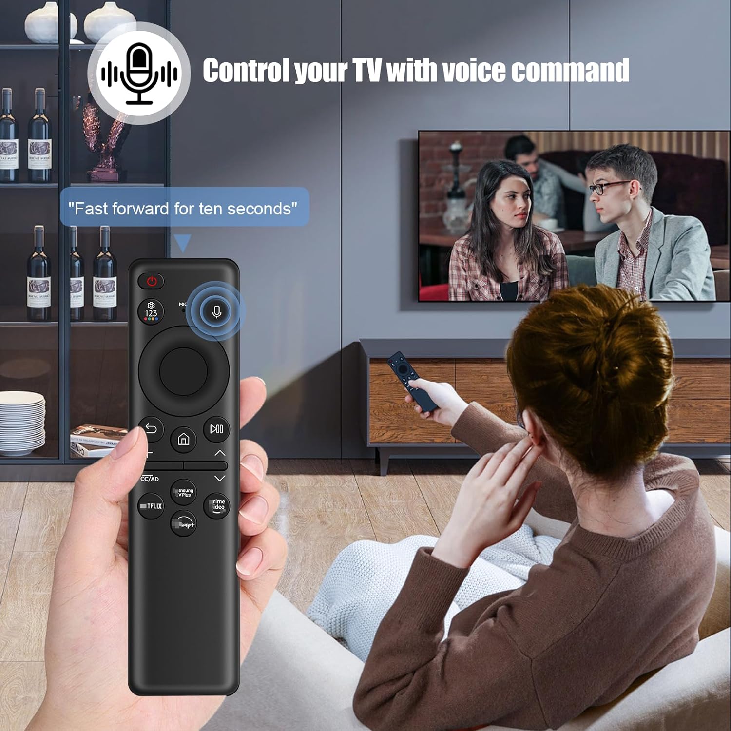 New BN59-01432A Solar TV Remote Control Replacement for Samsung Neo QLED 8K HDR Smart TVs, with Voice,2023 image 4 of 6 B0CZ3744FG