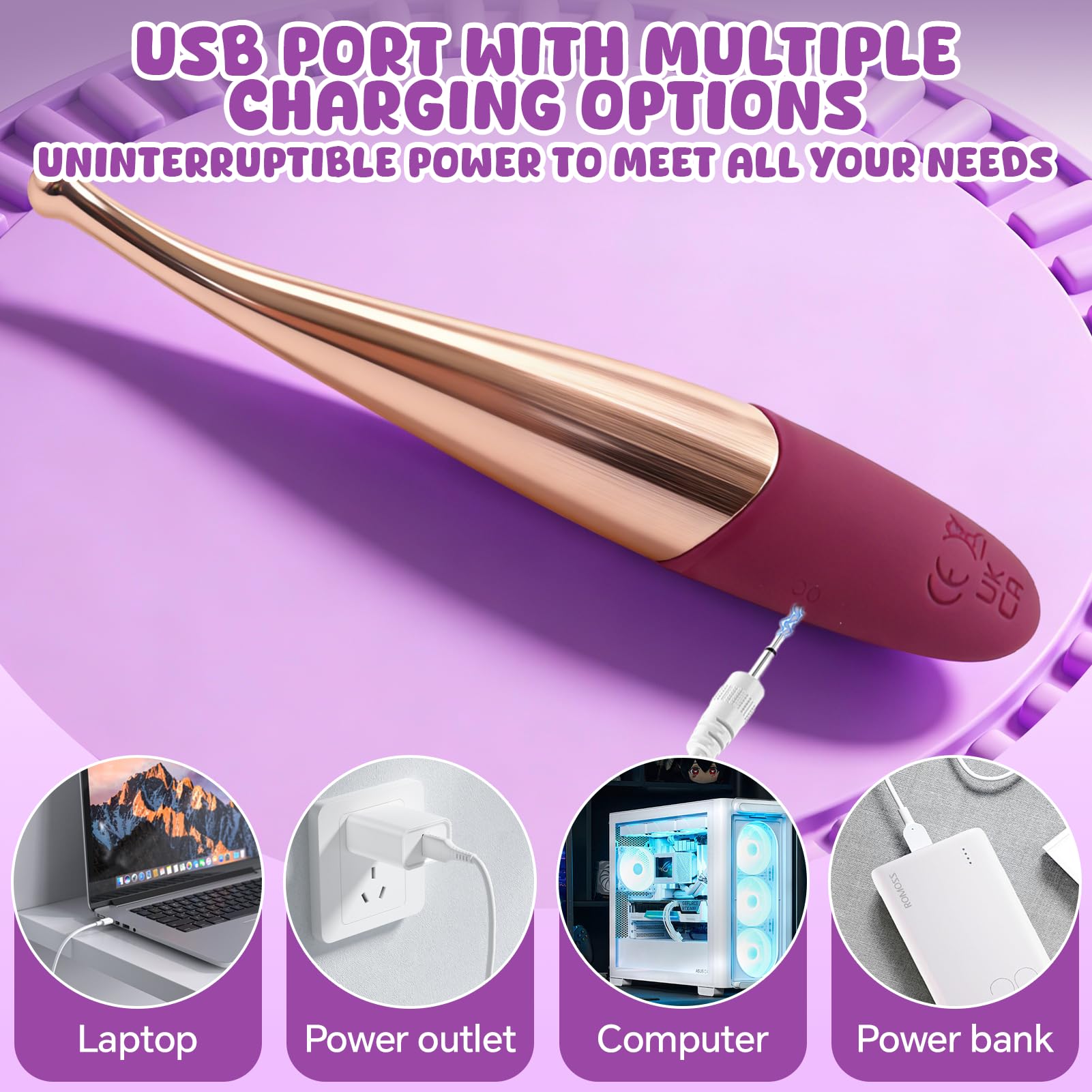Vibratoreper Donna Professionale Succhia Clitoride 7 Modalità Sexytoysys Coppia Sex toys Vibratoreper Donna Wireless,Massaggiatore Vibrante 4 in 1