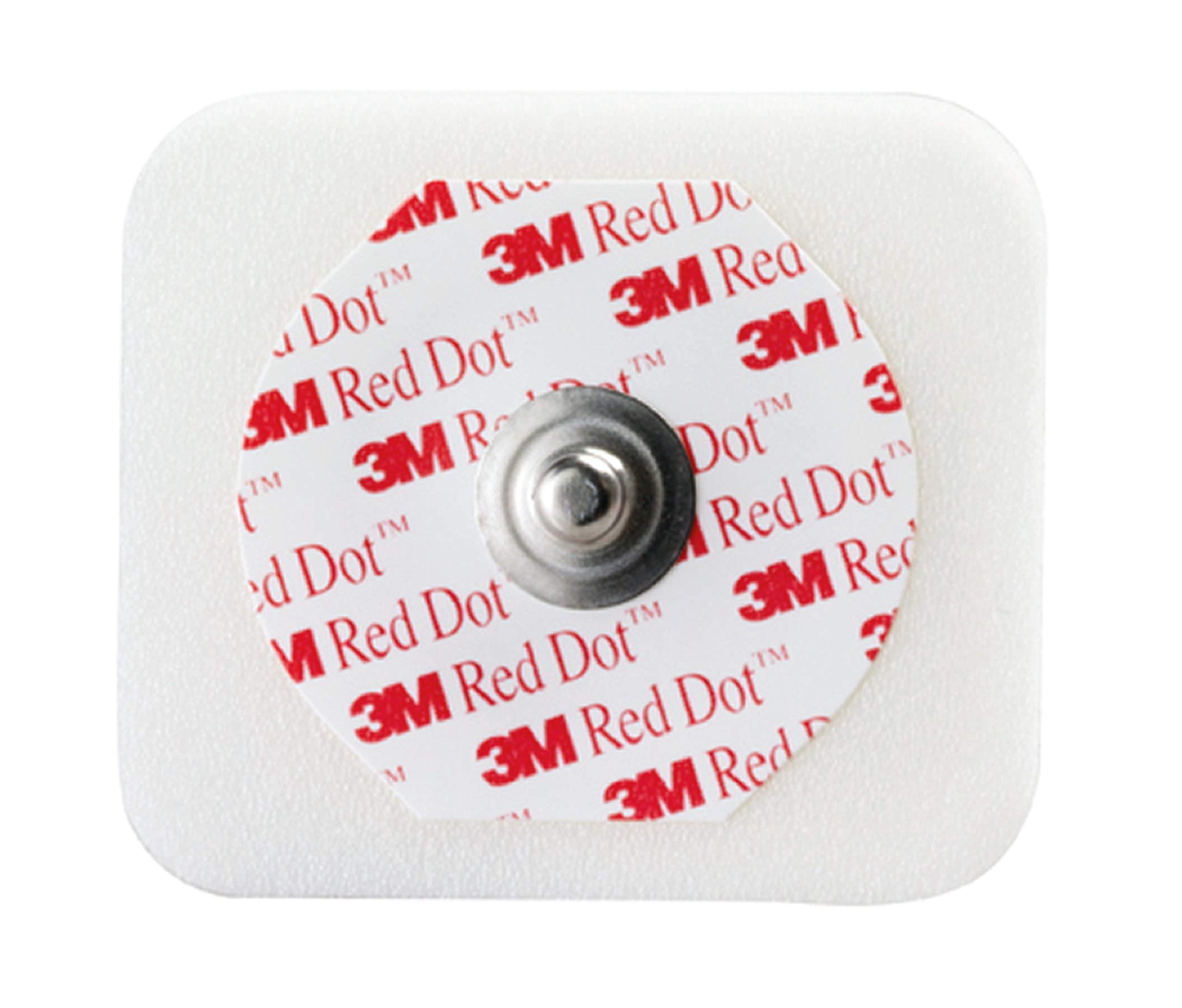 3M™ Red Dot™ ECG Monitoring Electrodes, 2560, Foam, Diaphoretic, 1.57 in x 1.38 in (4cm x 3,5cm), 50 ea/Bag, 20 Bag/Case