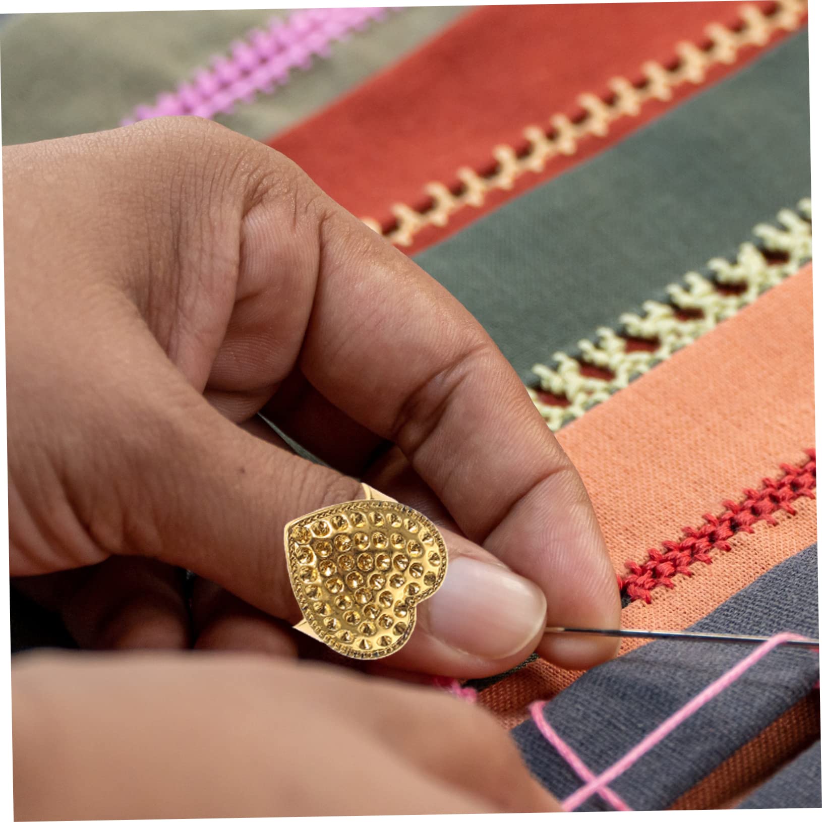 25stücke Handnäh-fingerhüte Einstellbare Thimble- Professionelle Nahtschutz Für -nähprojekte Leichte Und Tragbare Nähwerkzeuge Für Handarbeiten Für Sticken Und Quilten