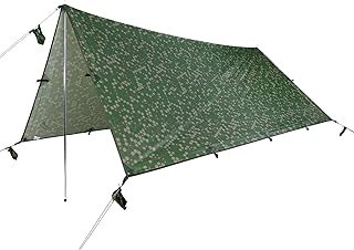 Wechsel Tarp Elements I 290 x 290 cm I wasserdichtes Zeltdach mit 5.000 mm Wassersäule I robust & kompakt für unterwegs I Universalüberdach für Bushcraft, Camping, Radreisen, Kanu & Kajak