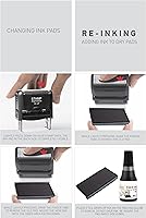 Vista 3 de StampExpression - Warranty Office Self Inking Rubber Stamp - Red Ink (A-5423)