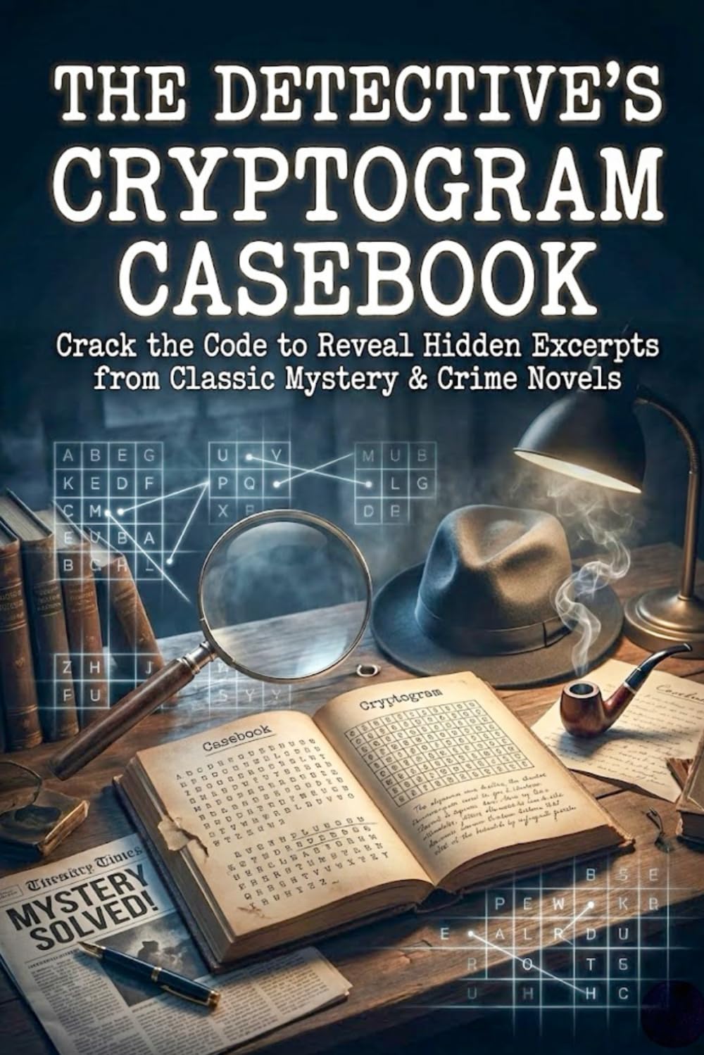 The Detective's Cryptogram Casebook: Crack the Code to Reveal Hidden Excerpts from Classic Mystery & Crime Novels