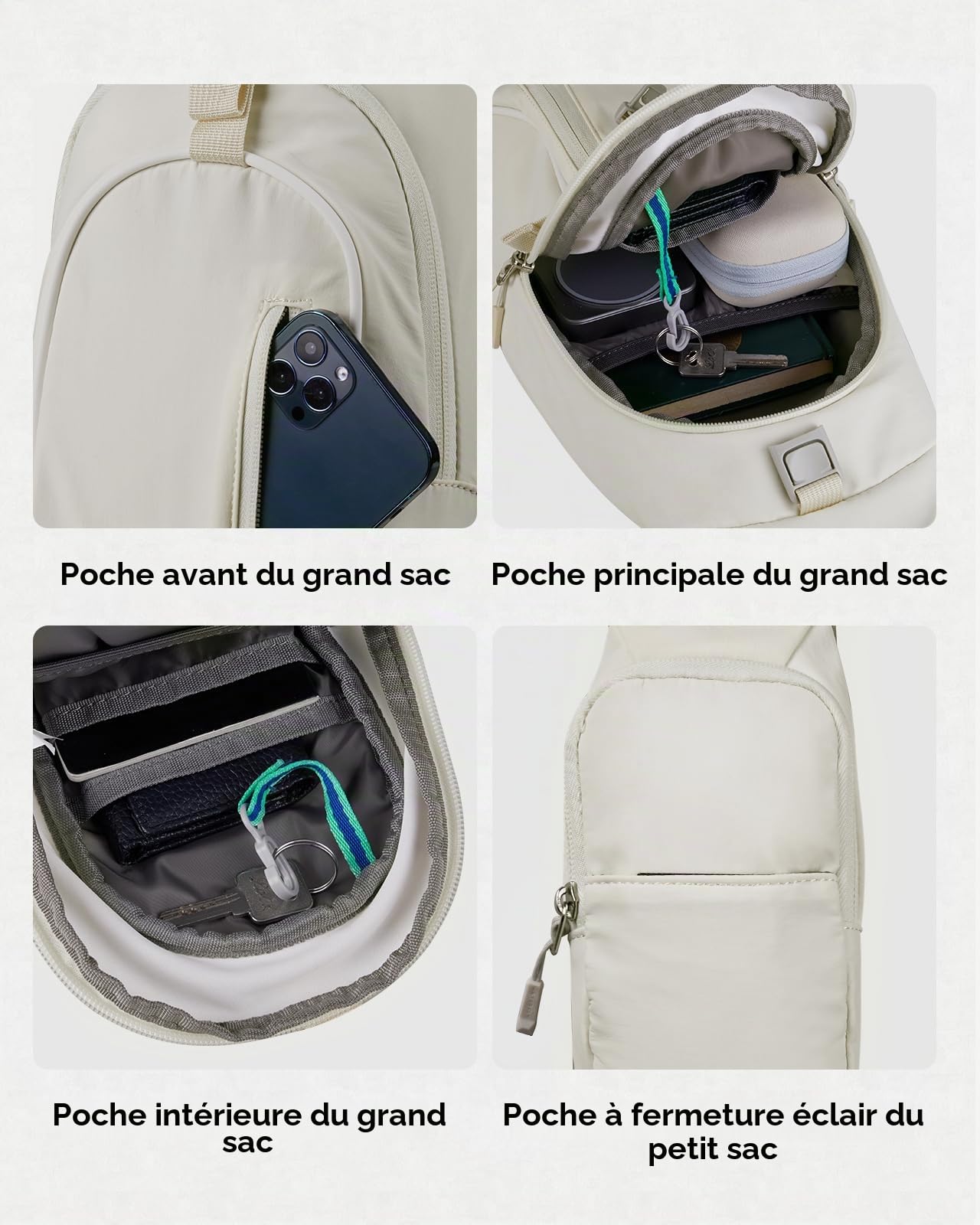Waterfly Sac Bandoulière Homme Femme: Sac de Poitrine Sacoche Bandoulière Sac à Dos Petit pour Sport et Loisirs Randonnée Excursion Voyage