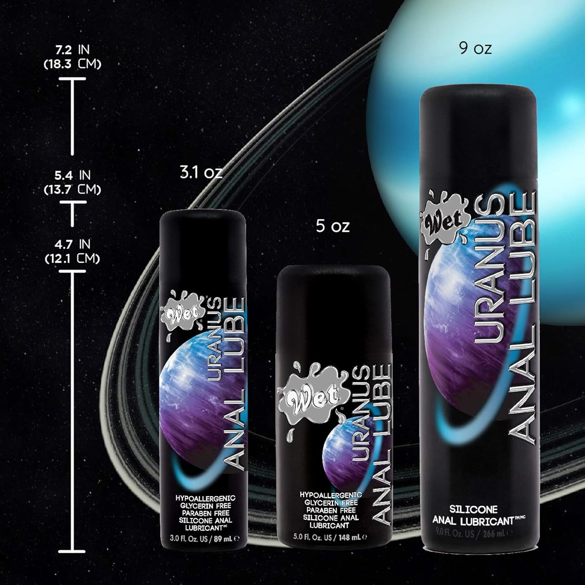 Wet Uranus Silicone Based Anal Sex Lube